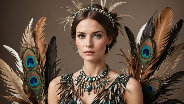 Eco-friendly elegance: transform your look with natural feathers